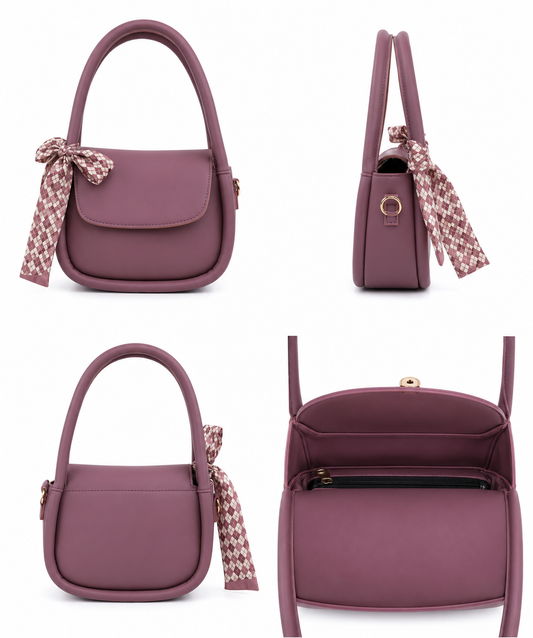Chic Mini Mauve Top Handle bag