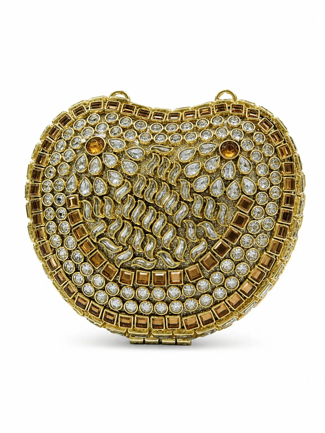 Royal Gold Stone Clutch