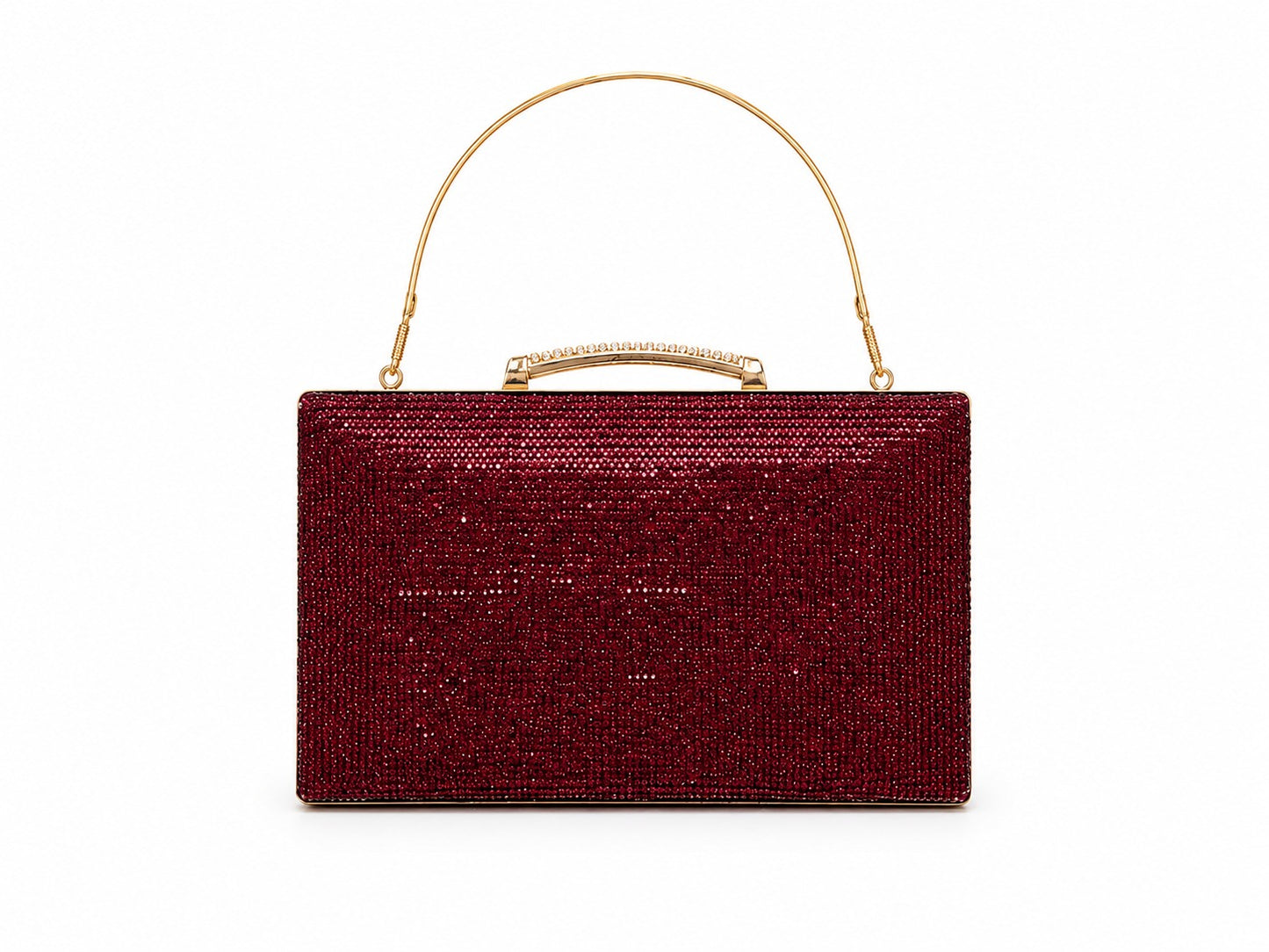 Emerald Box Crystal Clutch
