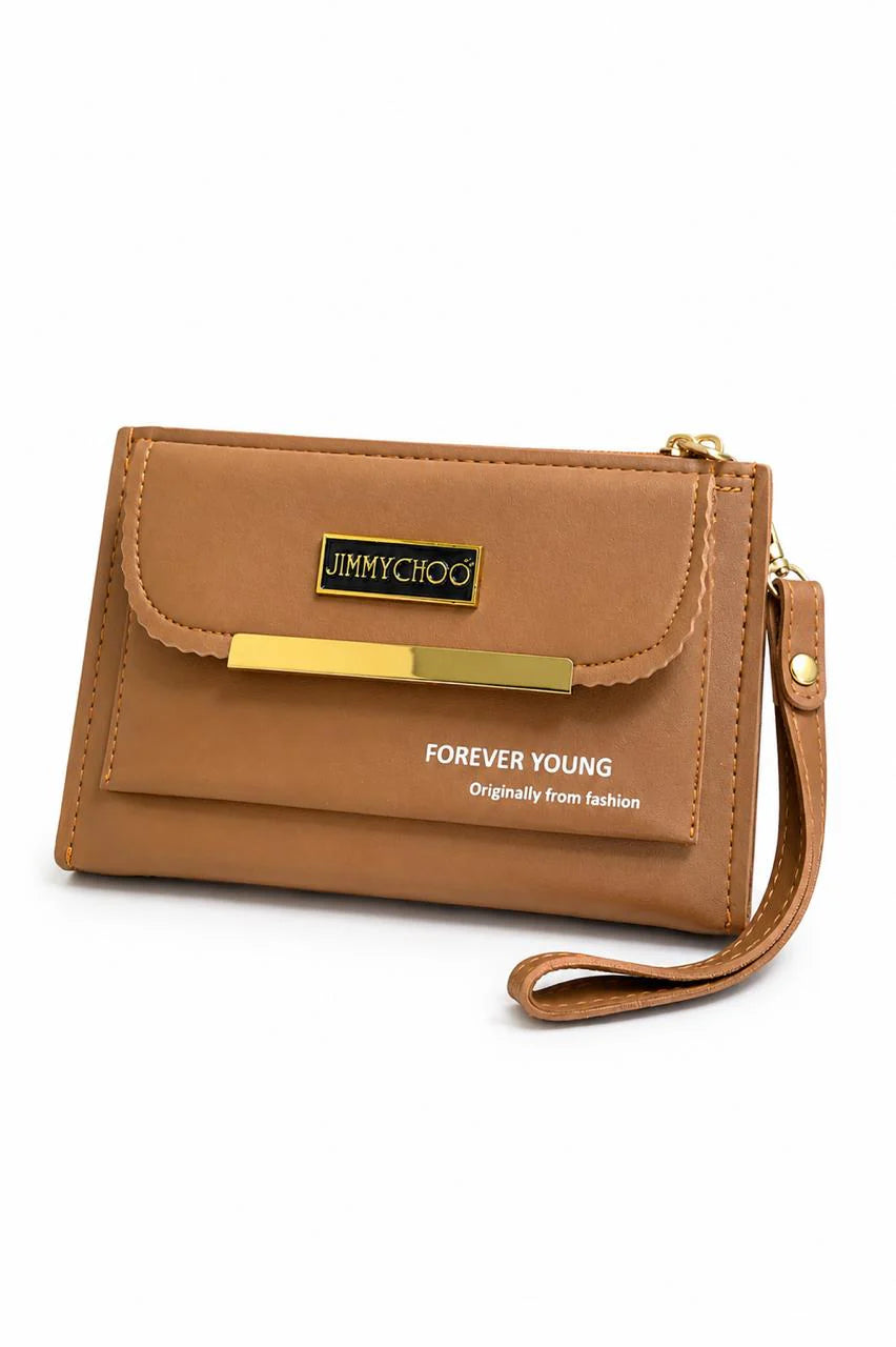 Emerald Minimal Wristlet Wallet