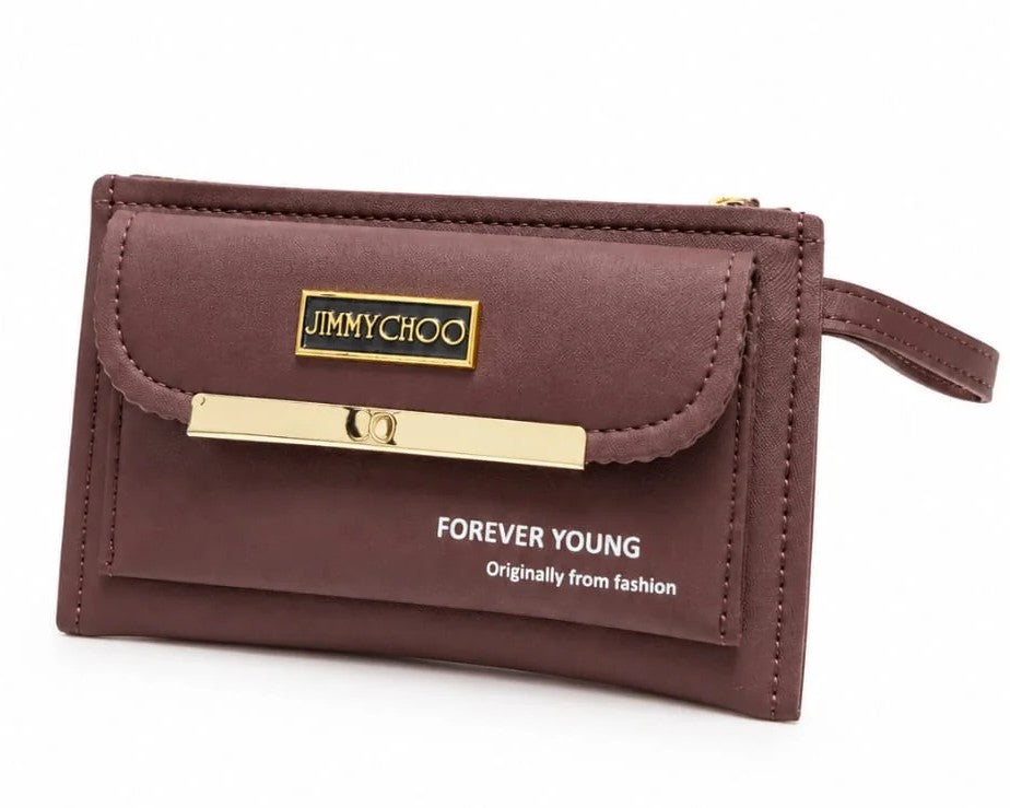 Front Flap Wristlet Clutch Wallet