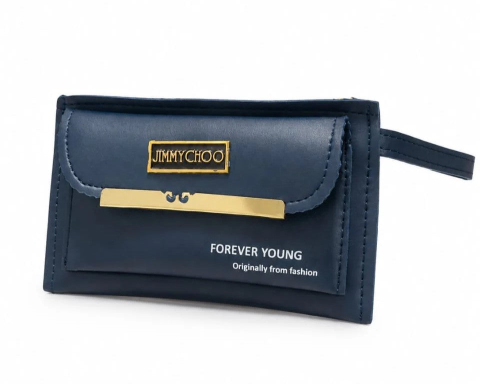 Front Flap Wristlet Clutch Wallet