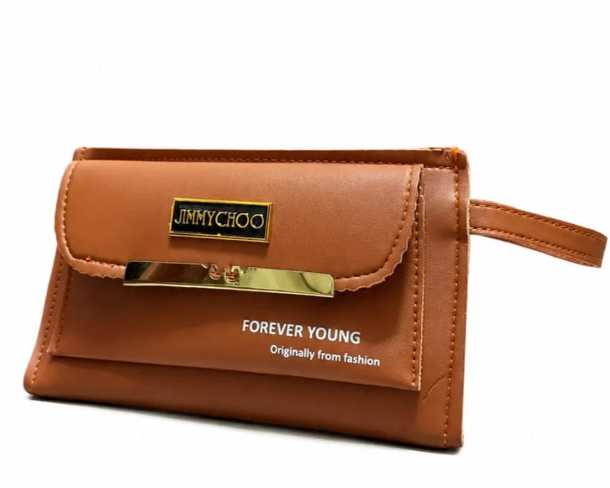 Front Flap Wristlet Clutch Wallet