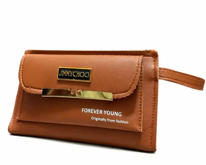 Front Flap Wristlet Clutch Wallet