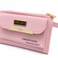 Front Flap Wristlet Clutch Wallet