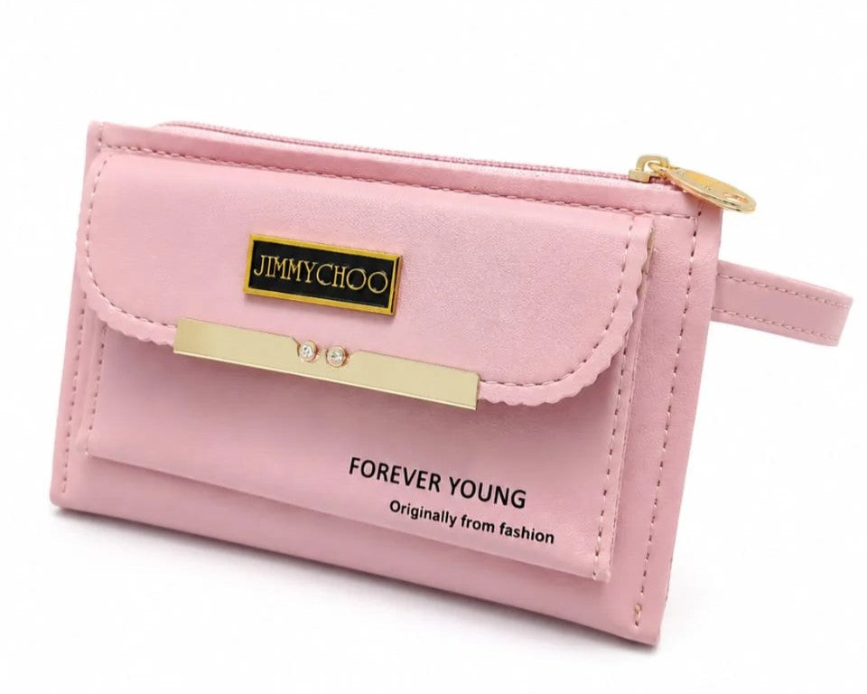 Front Flap Wristlet Clutch Wallet