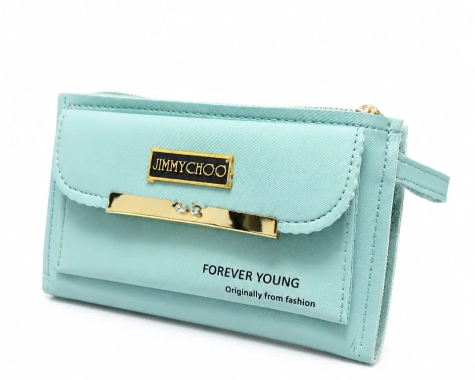Front Flap Wristlet Clutch Wallet