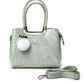 Blush Pink Glossy Shoulder Handbag