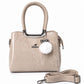 Glossy Shoulder Handbag