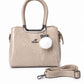 Blush Pink Glossy Shoulder Handbag