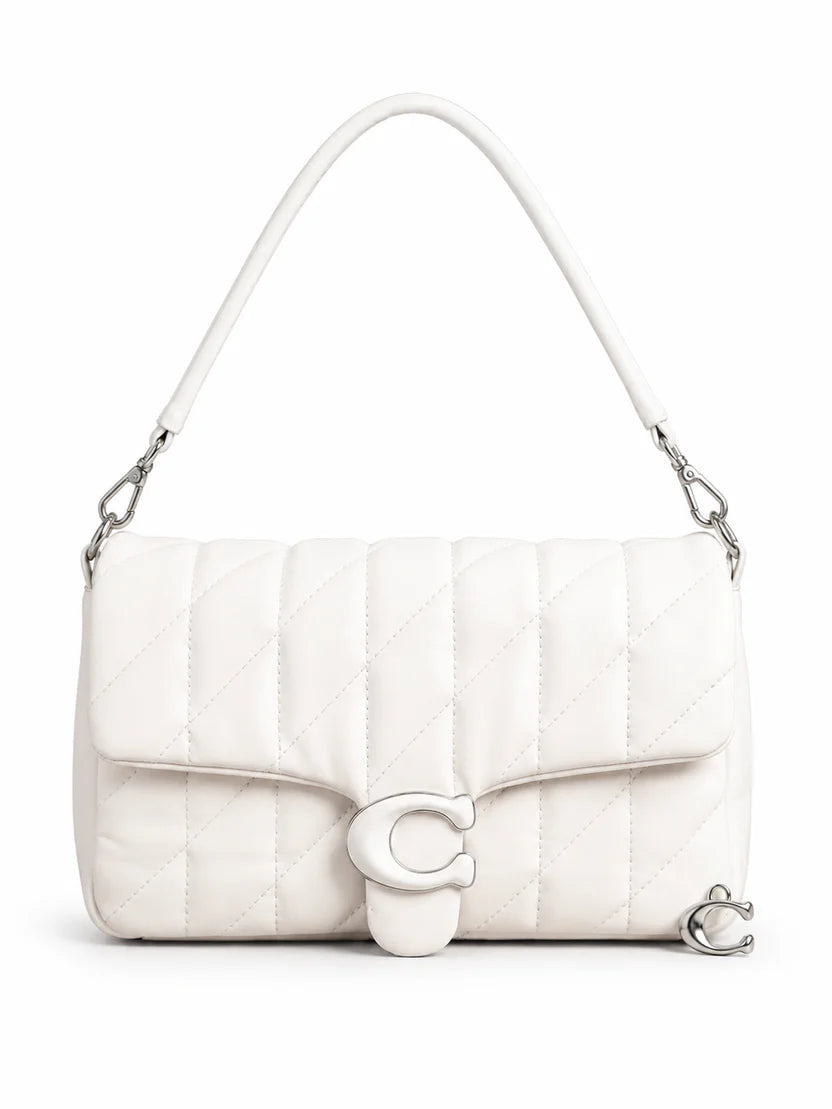 Quilted Shoulder Bag with C-Lock