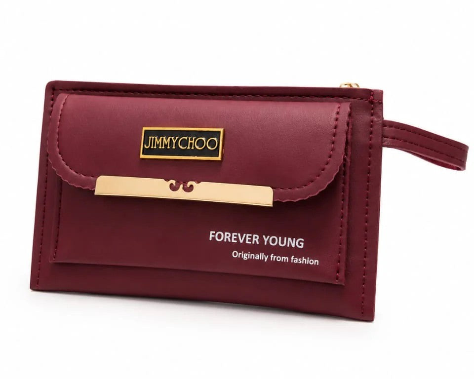 Front Flap Wristlet Clutch Wallet