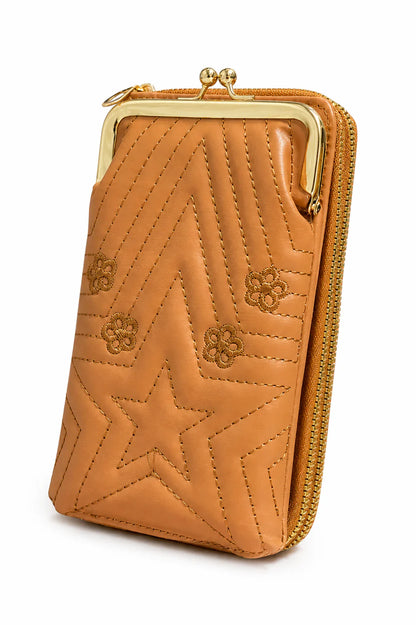 Star Kiss-Lock Zip Wallet