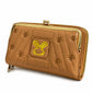 Mint Quilted Kiss-Lock Zip Wallet