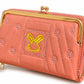 Quilted Kiss-Lock Zip Wallet