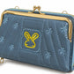 Quilted Kiss-Lock Zip Wallet
