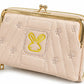 Quilted Kiss-Lock Zip Wallet