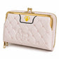 Mint Quilted Kiss-Lock Zip Wallet