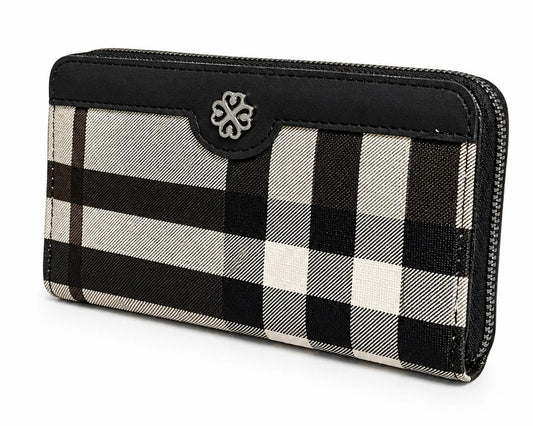 Tartan Zip Wallet