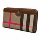 Golden Tartan Zip Wallet