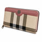 Golden Tartan Zip Wallet