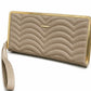 Quilted Wristlet Clutch Wallet