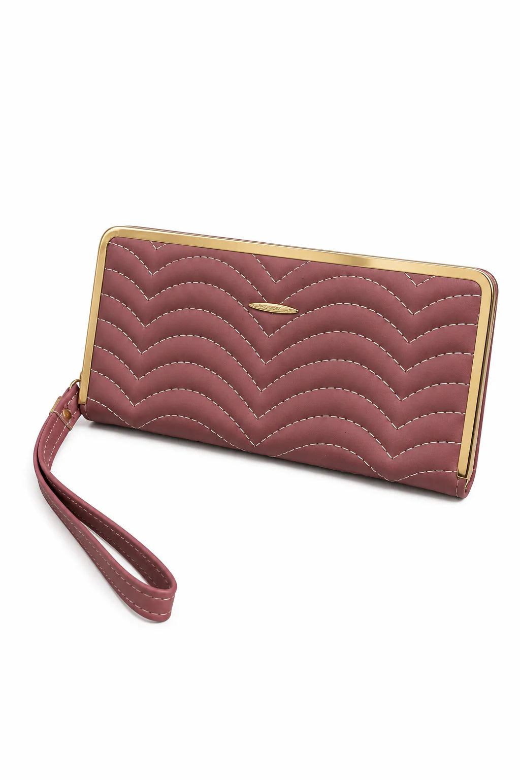 Mint Green Quilted Wristlet Clutch Wallet