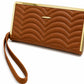 Quilted Wristlet Clutch Wallet