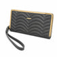 Mint Green Quilted Wristlet Clutch Wallet