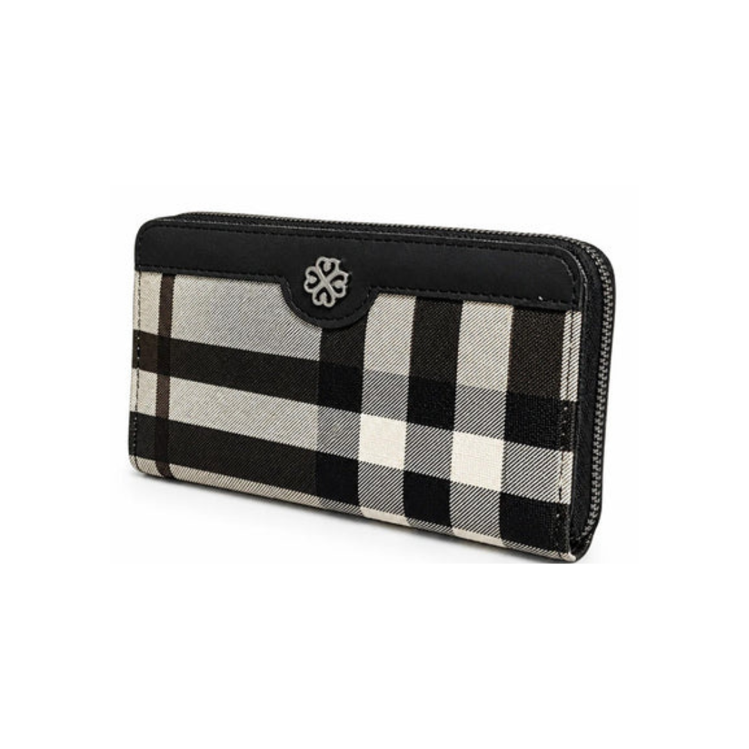 Tartan Zip Wallet