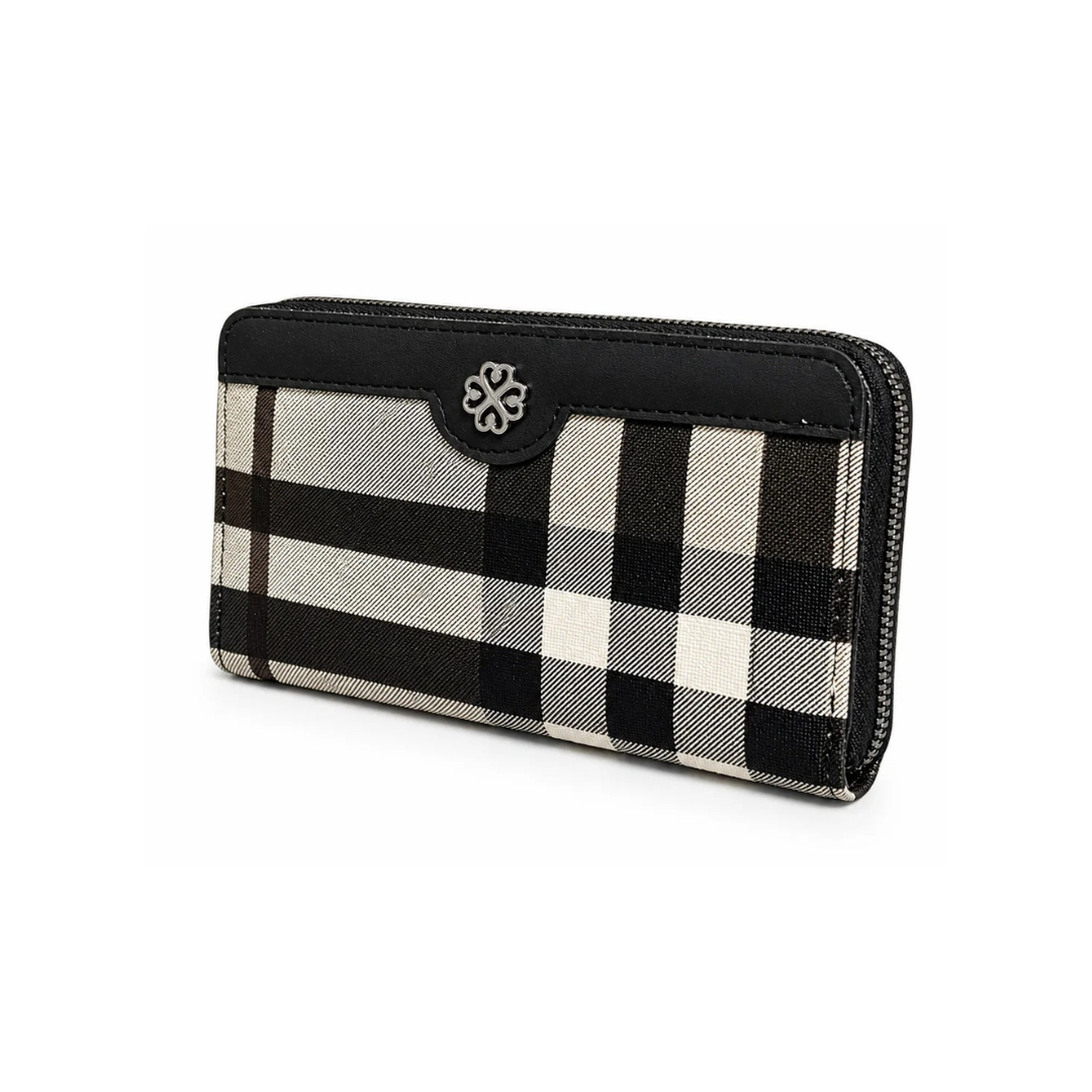 Tartan Zip Wallet