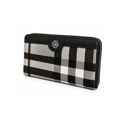 Tartan Zip Wallet