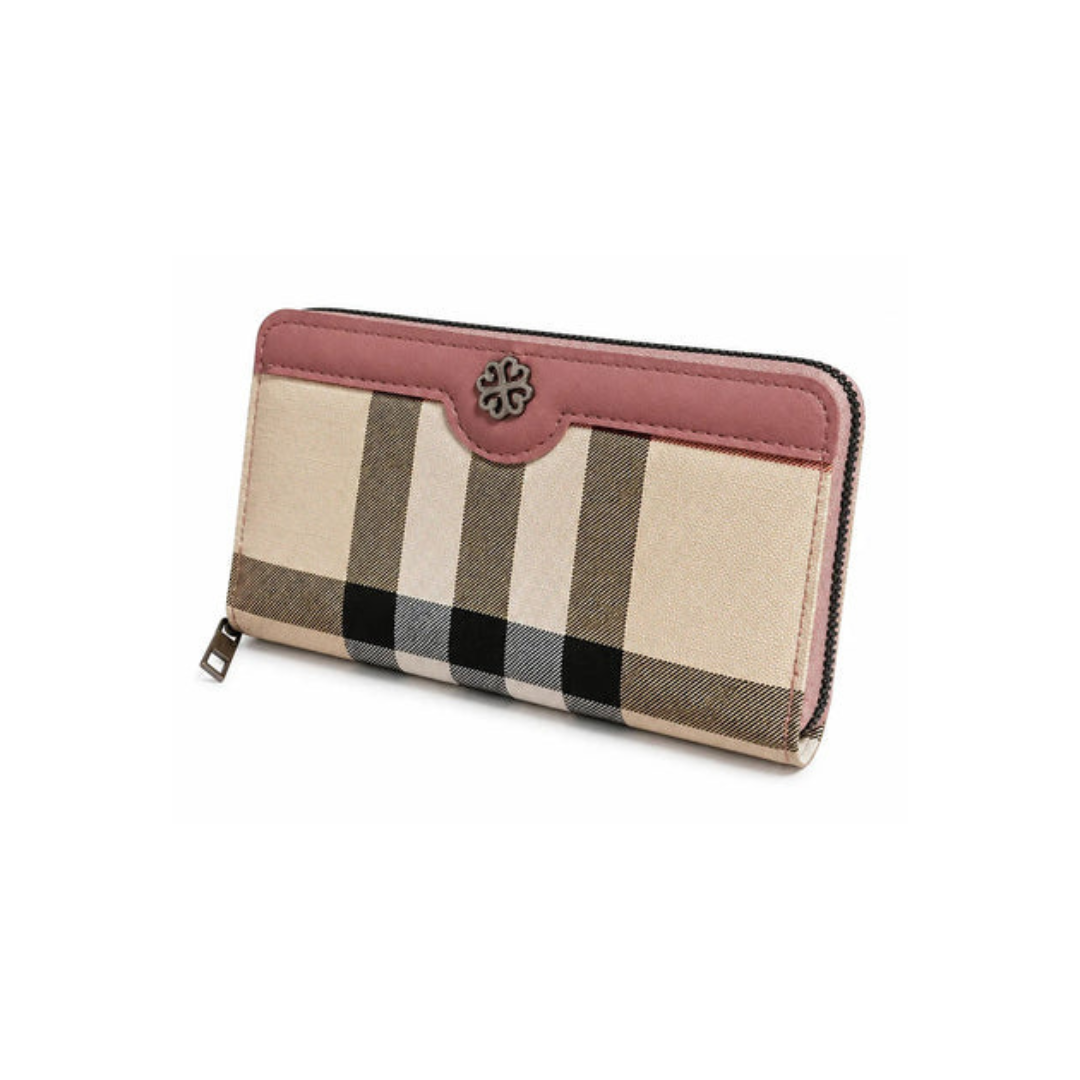 Tartan Zip Wallet