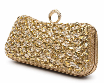 Teardrop Crystal Clutch