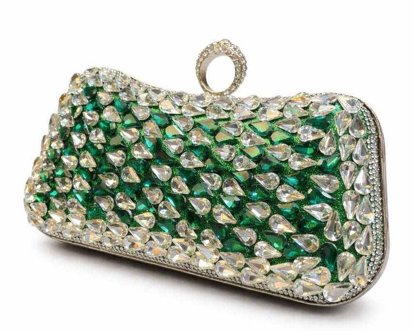 Teardrop Crystal Clutch