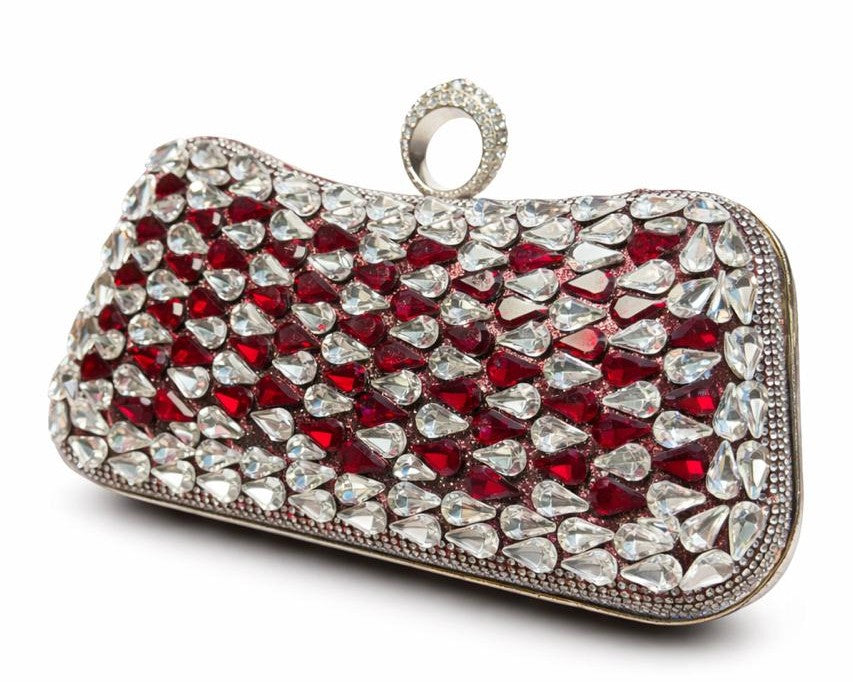 Teardrop Crystal Clutch