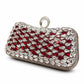 Gold Teardrop Crystal Clutch