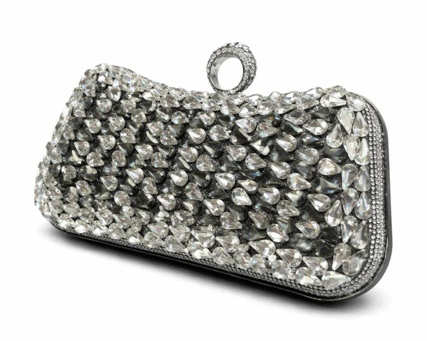 Teardrop Crystal Clutch