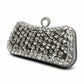 Gold Teardrop Crystal Clutch