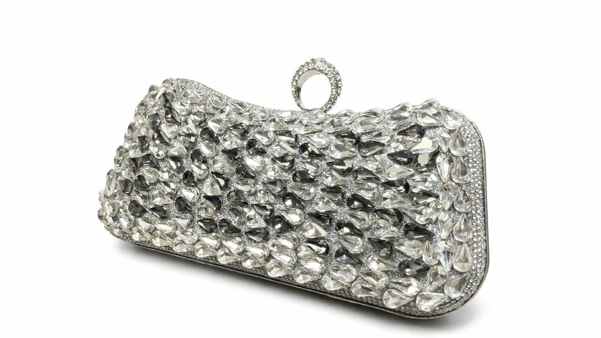 Teardrop Crystal Clutch