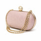 Champagne Pearl Chain Clutch