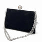 Silver Pearl Clasp Evening Clutch