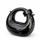 Golden Loop Handle Evening Clutch