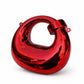 Golden Loop Handle Evening Clutch