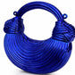 Ribbed Loop Handle Evening Clutch