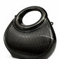 Golden Ribbed Oval Handle Evening Clutch