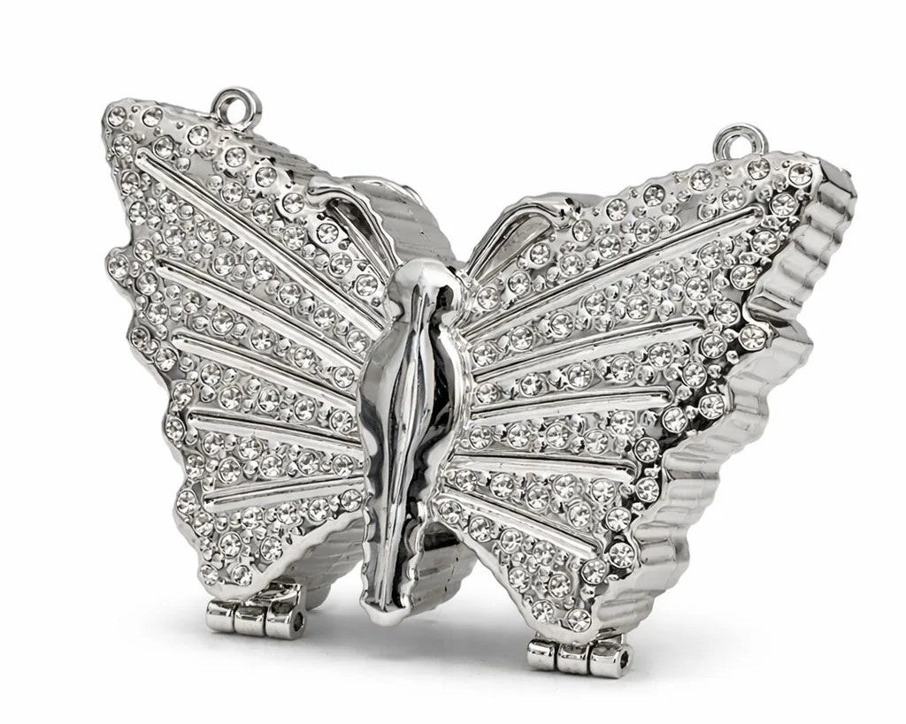 Butterfly Crystal Clutch