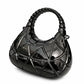 Geometric Handle Clutch Bag
