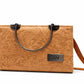 Floral Embossed Top Handle Handbag
