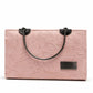Floral Embossed Top Handle Handbag